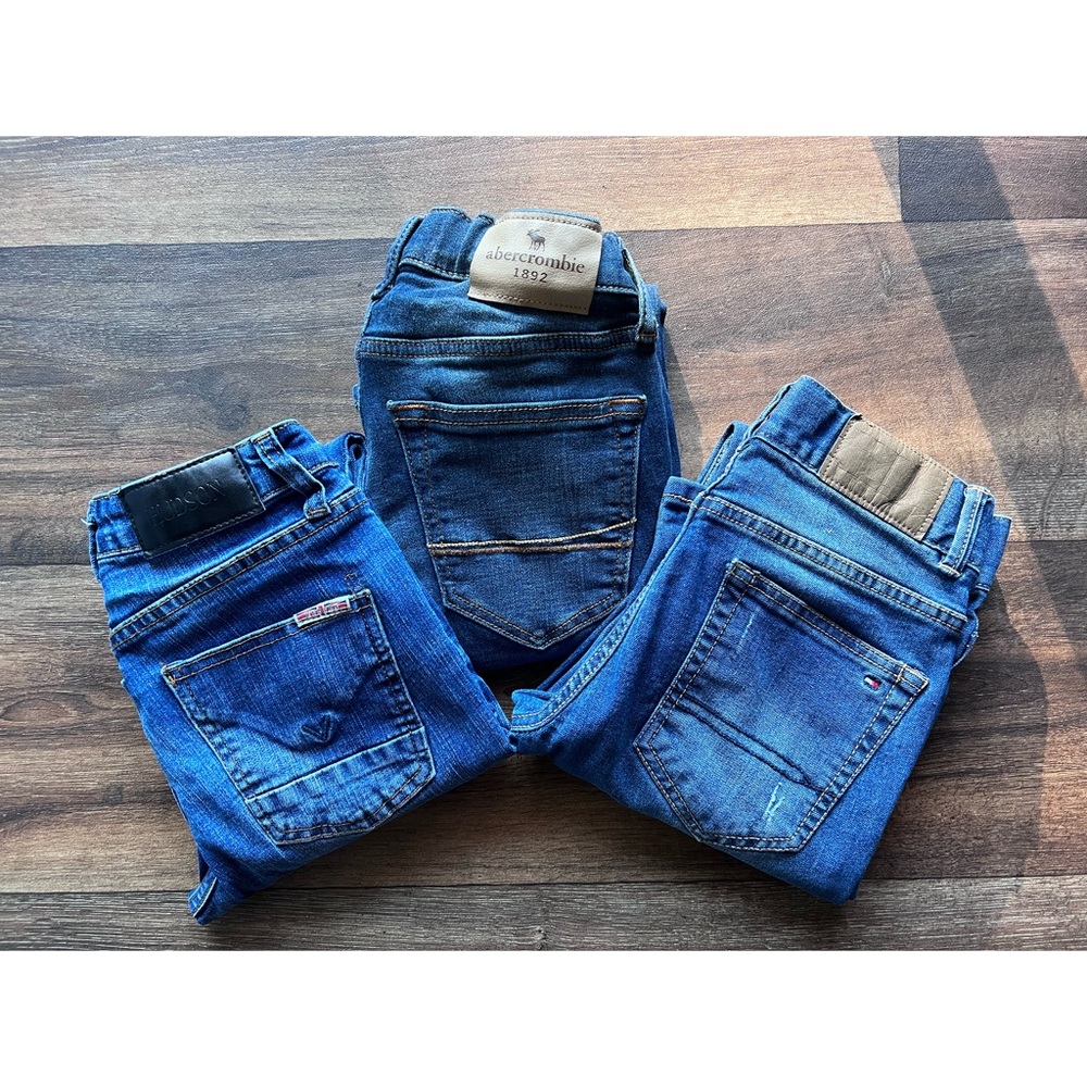 BUNDLE HUDSON, TOMMY HILFIGER, ABERCROMBIE Jeans